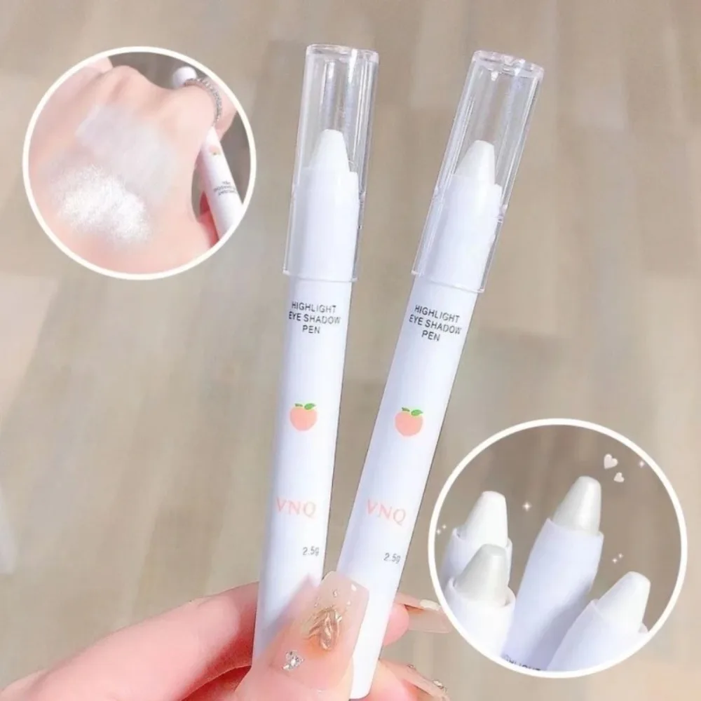 ปากกาอายแชโดว์เนื้อมุกแบบใหม่ สำหรับใต้ตา ช่วยให้ผิวกระจ่างใส ปากกาไฮไลท์สีขาว ติดทนนาน ไม่เลอะเลือน