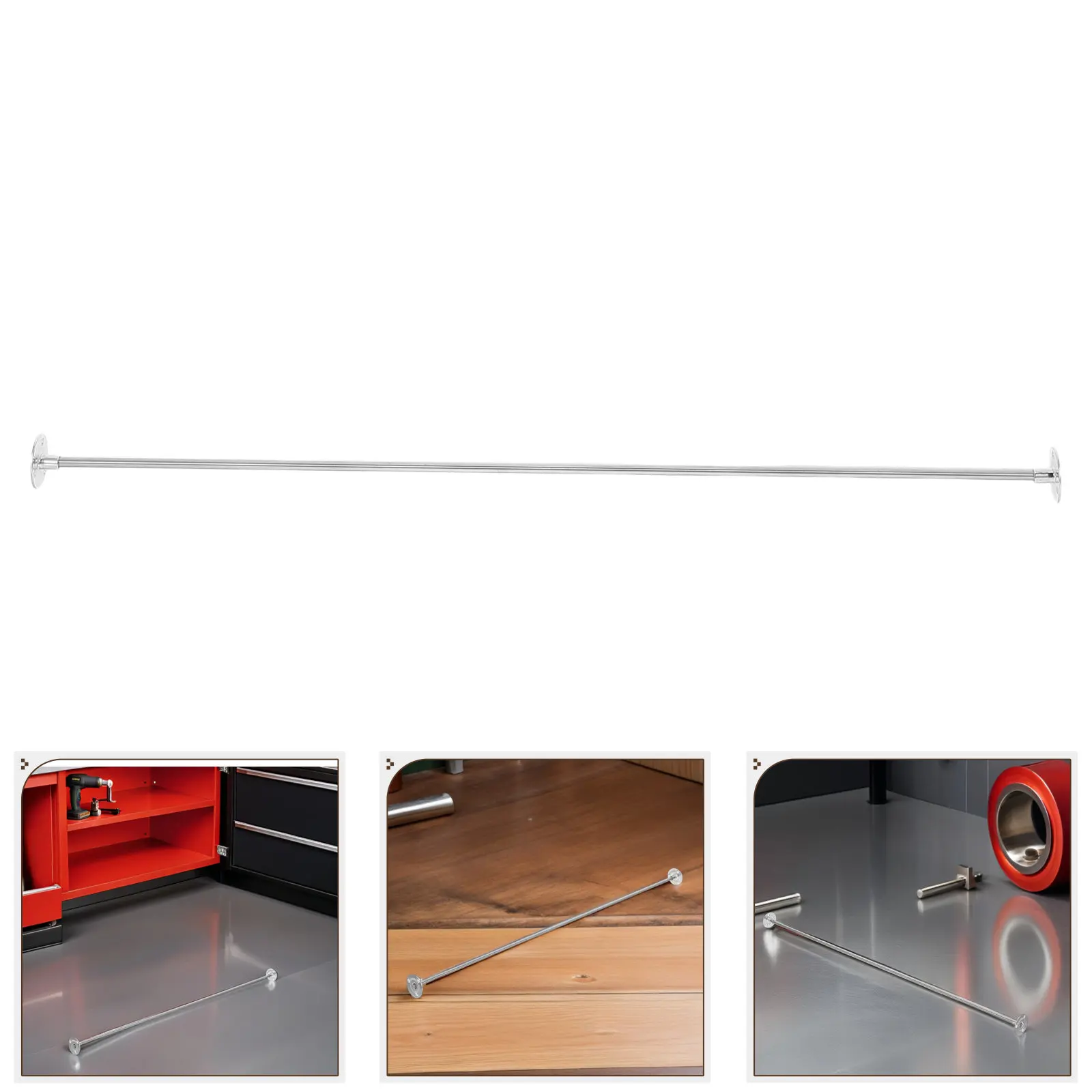 File Cabinet Metal Rail 19.69 Inch Hanging Document Bar Bracket Folder Organizer Support Drawer Storage Rail