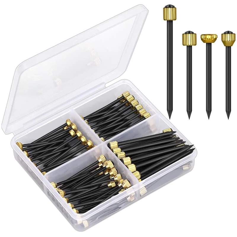 120Piece Picture Hanging Nails Hanging Frame Kit 4 Sizes Wall Nails For Picture,Nails For Wall Picture For Wall Decoration-N38R