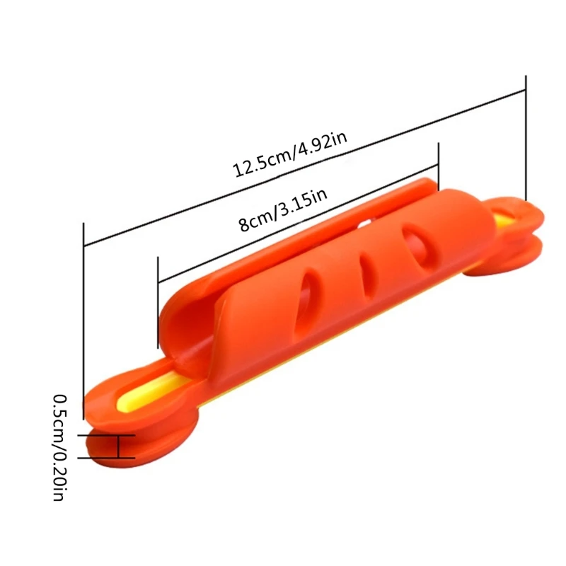 5 pçs placa enrolamento pesca clipe placa enrolamento suporte linha pesca clipes embrulho braçadeira vara