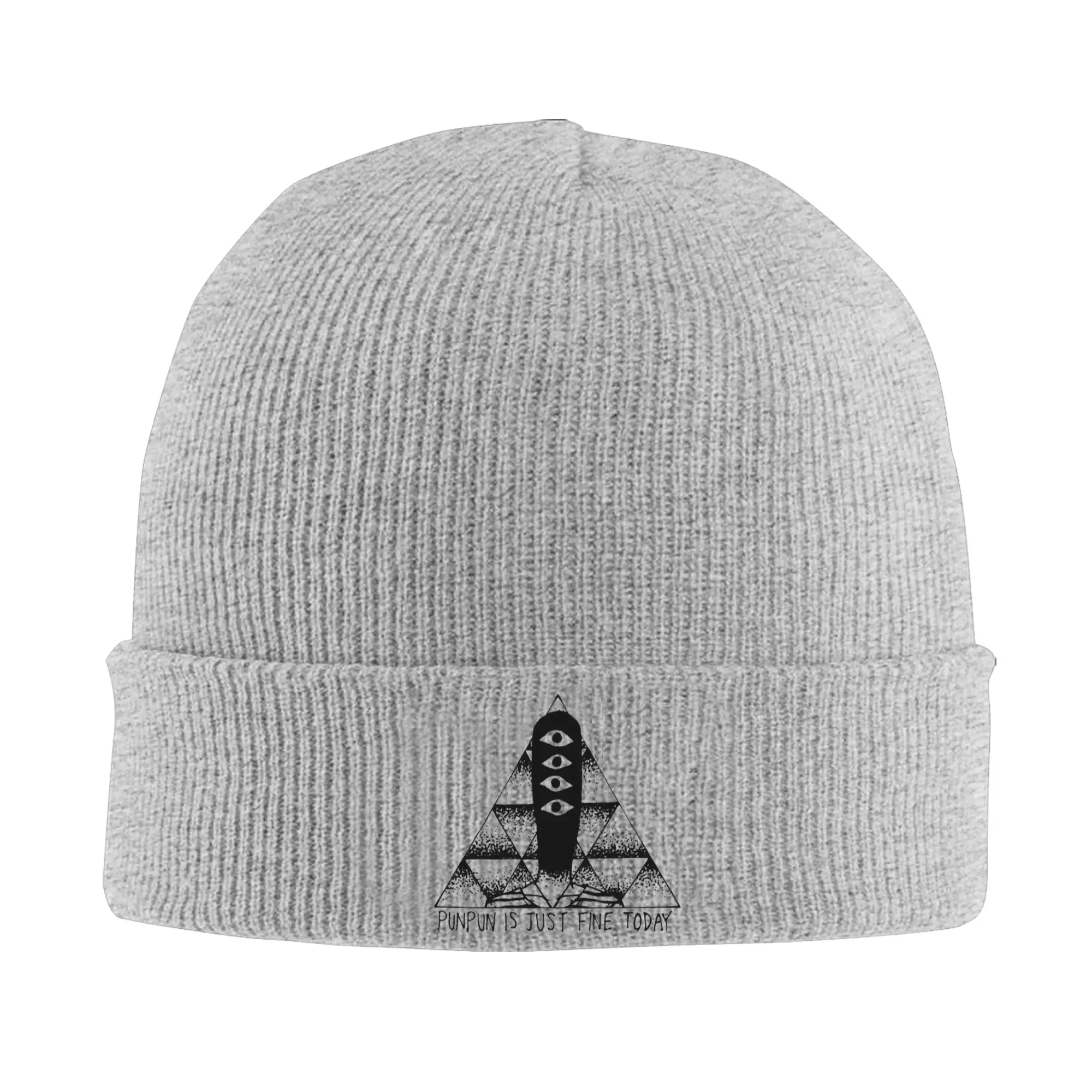 Oyasumi Goodnight Punpun Is Just Fine Today Knitted Caps Skullies Beanies Autumn Winter Hats Acrylic Manga Crochet Melon Cap