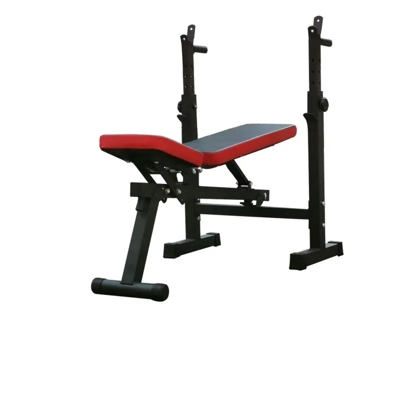 Multifunctional Weight Bench Barbell Rack Weightlifting Bed Folding Barbell Lifting Training Bench Bracket Bench Press Frame