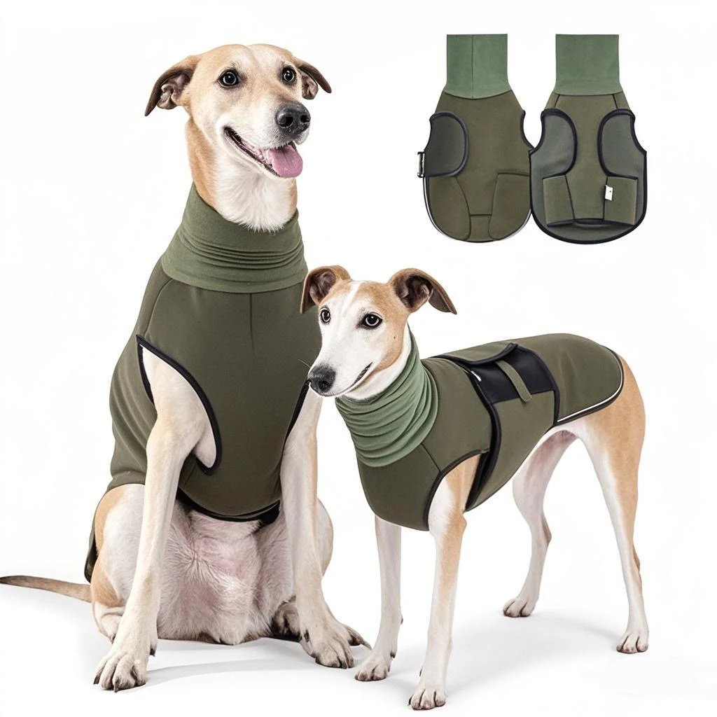 New Greyhound Vest Dog Thunder Jacket Thunder Stress Shirt Whipbit Anxiety Relief Calming Vest Pet Dog Clothes Relaxing Anxiety