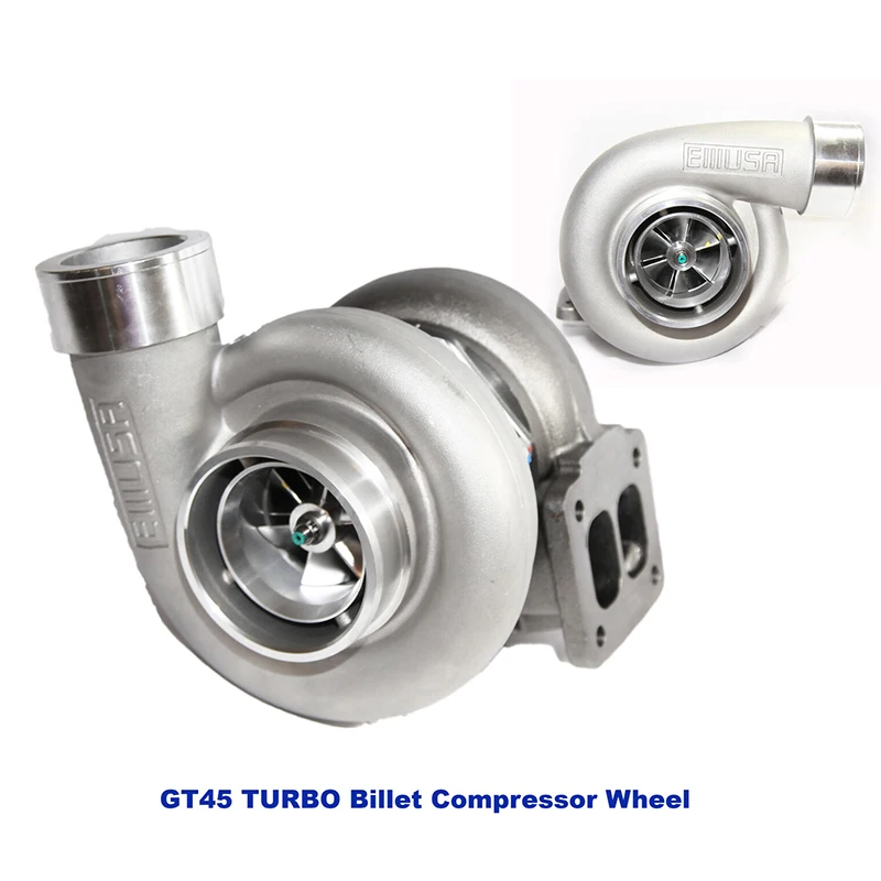 Ruota billet GT45 T4 V-Band 1.05 A/R Turbo Caricatore Enormi aggiornamento boost 600+HPs