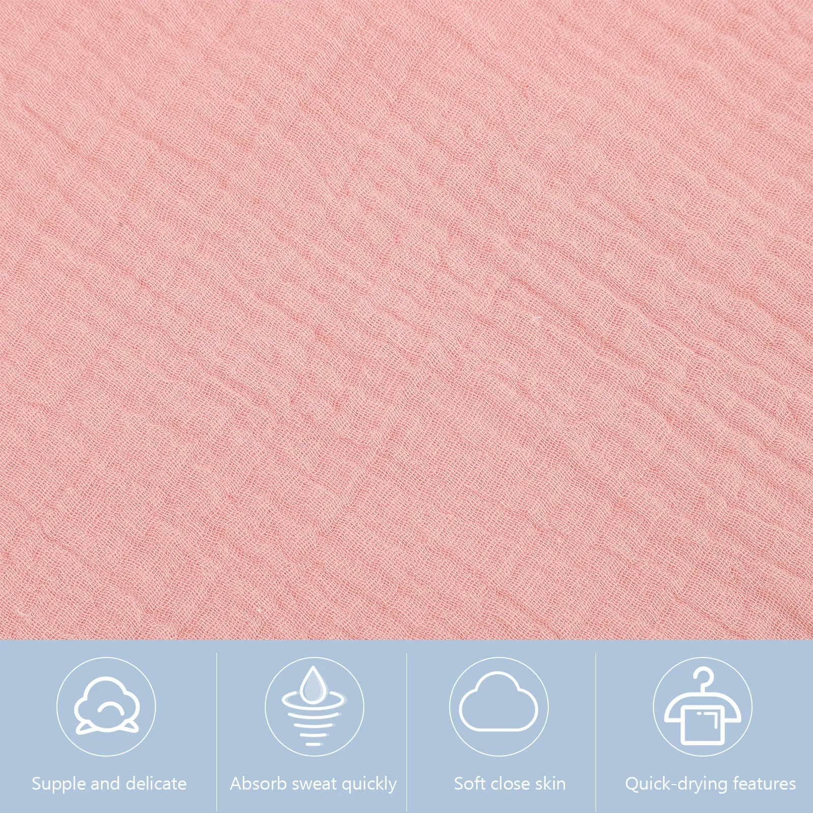 

Large Baby Burp Cloth Wide Absorbent Cotton Newborn Infant Nursing Drooling Protection Soft Breathable Rag Burp Cloths