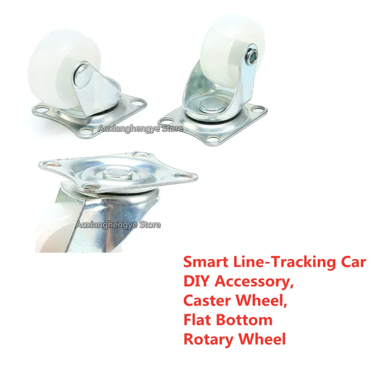 2PCS Smart Line-Tracking Car DIY Accessory, Caster Wheel, Flat Bottom Rotary Wheel  Support BOM List Quotation