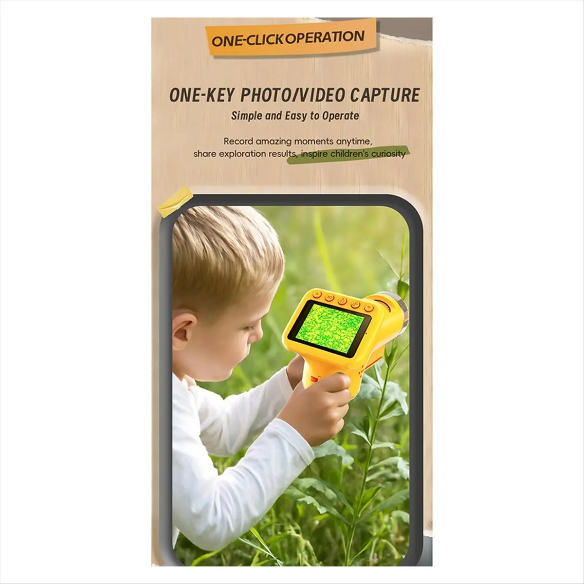 DT81 1600X Handheld Microscope 2 Inch Screen Children Magnifier Lens Mini Portable Electronic Microscopes Support Cam Photos