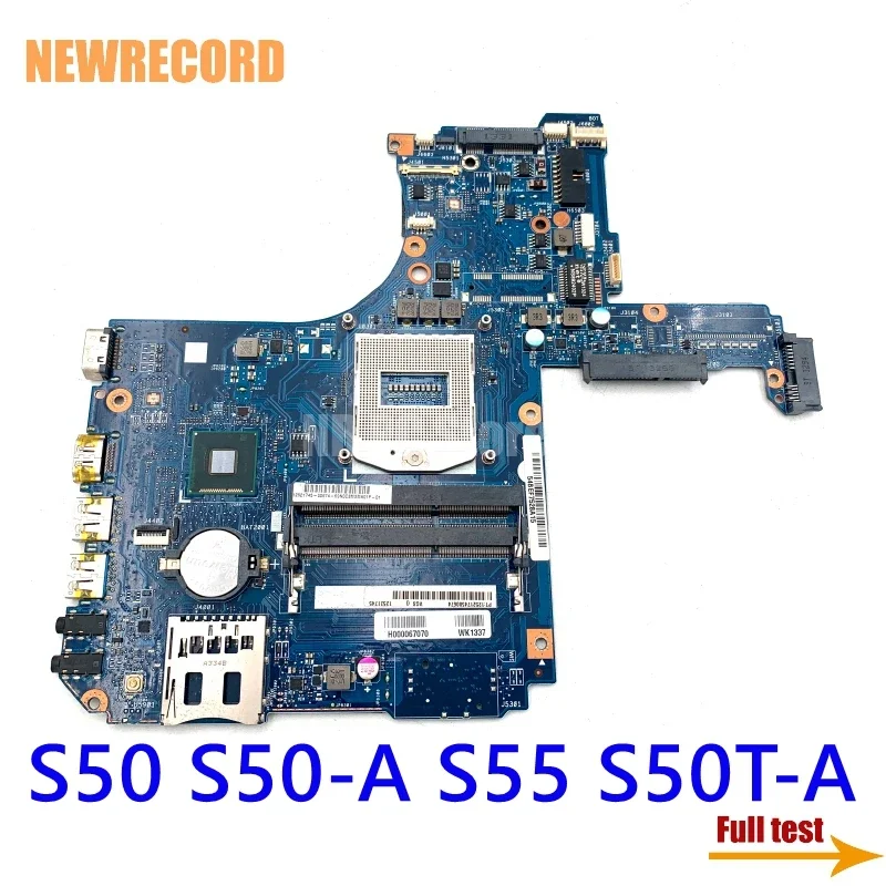 

For Toshiba Satellite S50 S50-A S55 S50T-A Laptop Motherboard H000067070 HM86 GMA HD4400 DDR3L Main Board Full Test