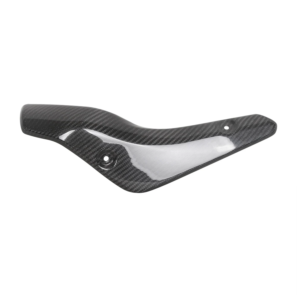 MOTO4U For Yamaha MT-10 MT10 MT 10 2022 2023+ 100% Carbon Fiber Exaust Cover Motorcycle Exhaust Muffler Pipe Heat Shield Cover image 3