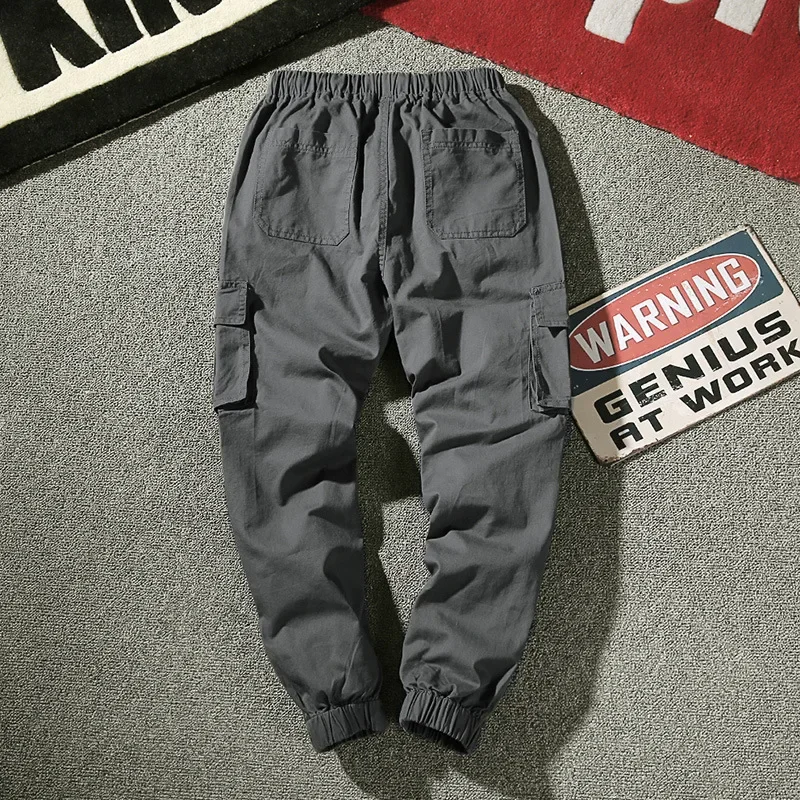 Cargo Pants Men Harem Pants Multi-Pocket Camouflage Man Cotton Sweatpants Streetwear Casual Plus Size Trousers M-7XL