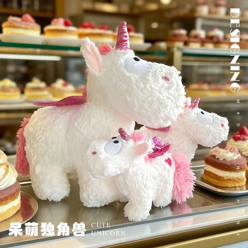 التوأم ستار يونيكورن ألعاب من نسيج مخملي عيون كبيرة أجنحة القلب قوس قزح المهر محشوة الحيوان لطيف بيغاسوس هدية للأطفال الفتيات هدية عيد ميلاد