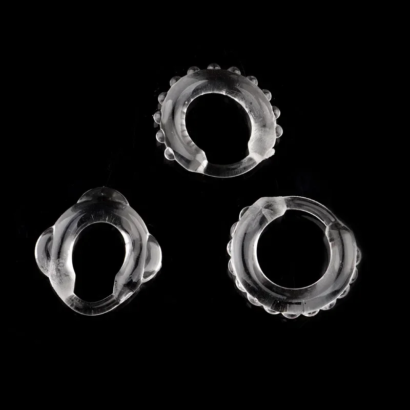 حلقة القضيب سيليكون القلفة المقاومة خاتم الديك ألعاب مثيرة للرجال تأخير القذف ختان قفل حشفة كم السلع الكبار