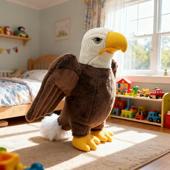 Bald Eagle Plush Dog Toy 1