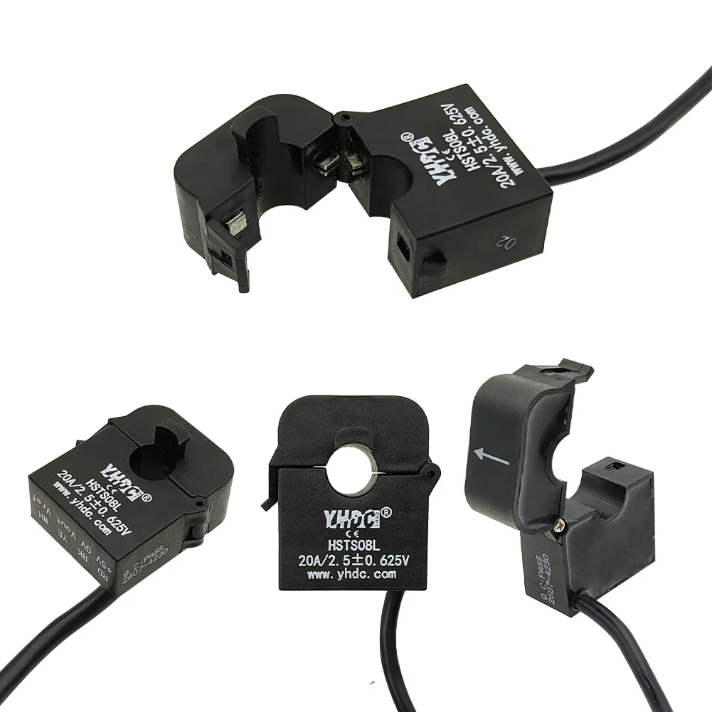 HSTS08L Hall Sensor Input 5A/10A/15A/20A Output 2.5±0.625V Voltage 5V Split Core Hall Switch Current DC Sensors Open Close