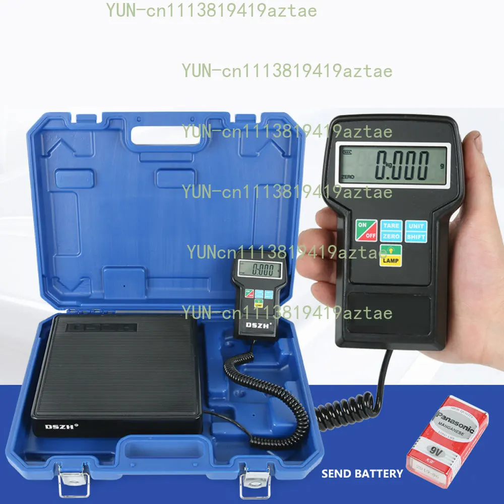 2026 Electronic Scale 0.05% of reading Refrigerant Filling Scale High-precision Portable Refrigerant Freon Filling Scale