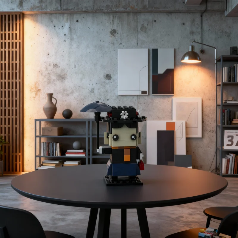 143 piezas MOC Mary Poppins Brickheadz, bloques de construcción, decoración de escritorio, decoración del hogar, decoración de estantería, regalo para adultos
