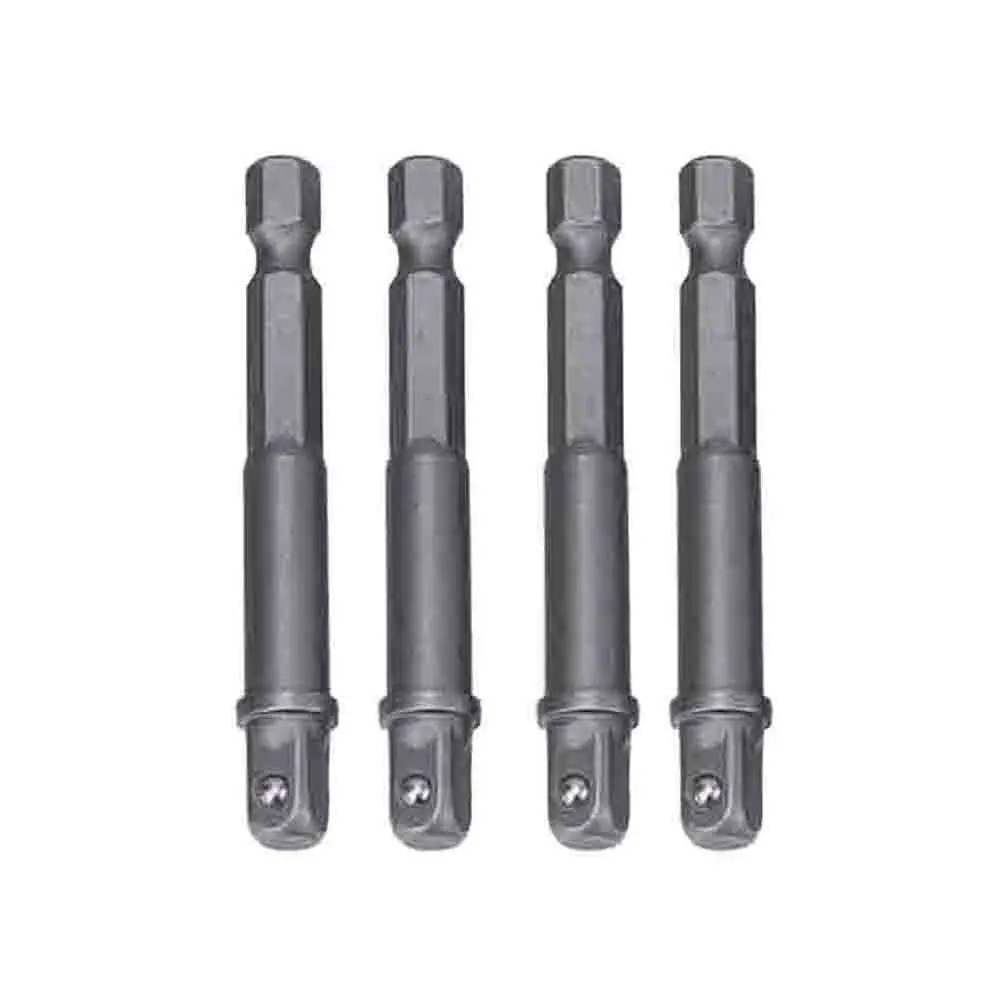 

4pcs Rotating Four sided Head Sleeve Joint Connecting Rod Socket Extension Bar Hexagonal H Sturdy Multi function Power Tools