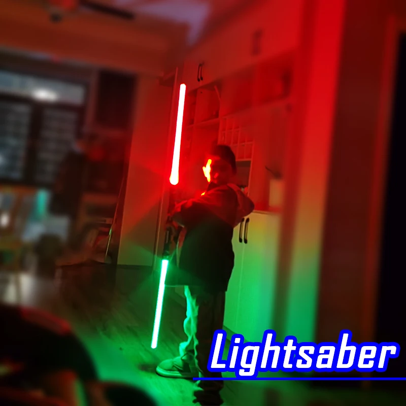 Lightsaber 80cm Dueling RGB Laser Sword Toys Light Saber 7 Color Kids Soundfonts Force FX FOC Blaster Toys Jedi Laser Sword Gift