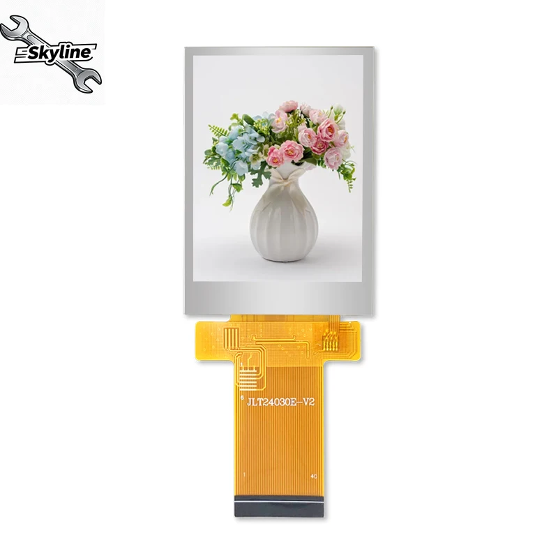 2.4-Inch TFT display IPS full viewing angle 8-bit 16-bit parallel port 4-wire SPI serial port wide cover capacitive touch
