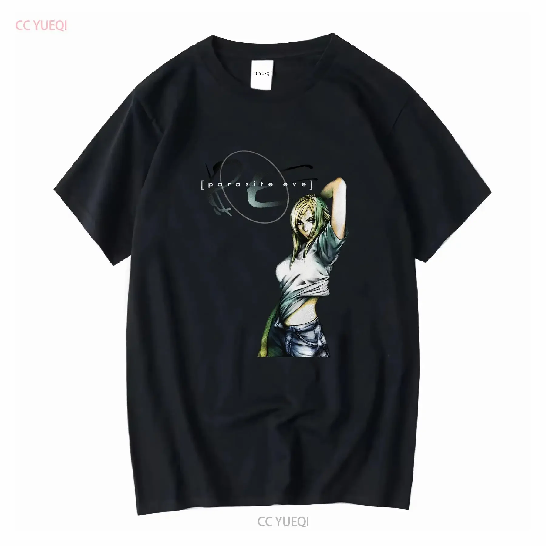 Parasite Eve V2 clásico Videojuego Horror camiseta Retro Gamer Gaming manga larga o corta vintage lavado transpirable homme