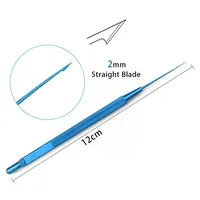 Titanium Straight Goniotomy Knife 120mm Long Ophthalmic Eye Instrument