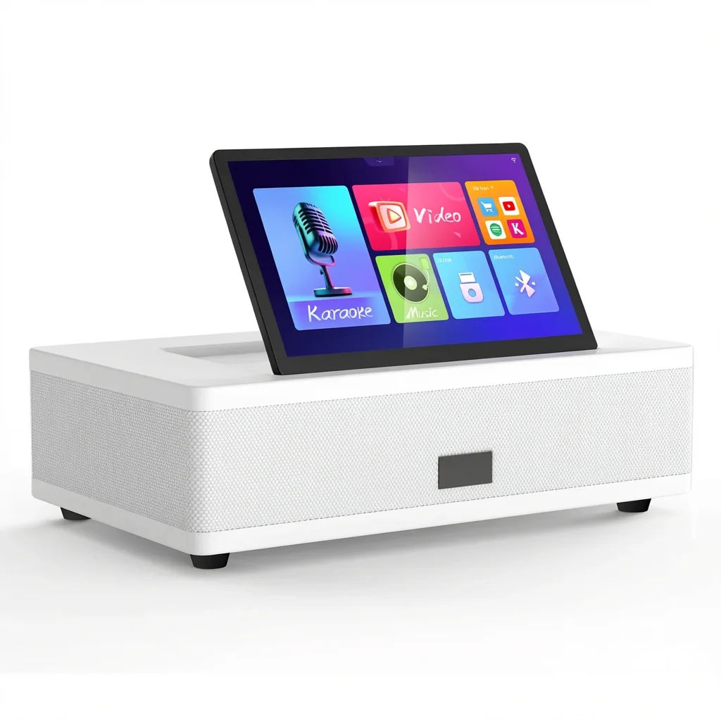 500GB Portable All-in-One Karaoke Machine with 12.2 Inch Touch Screen for Home KTV System
