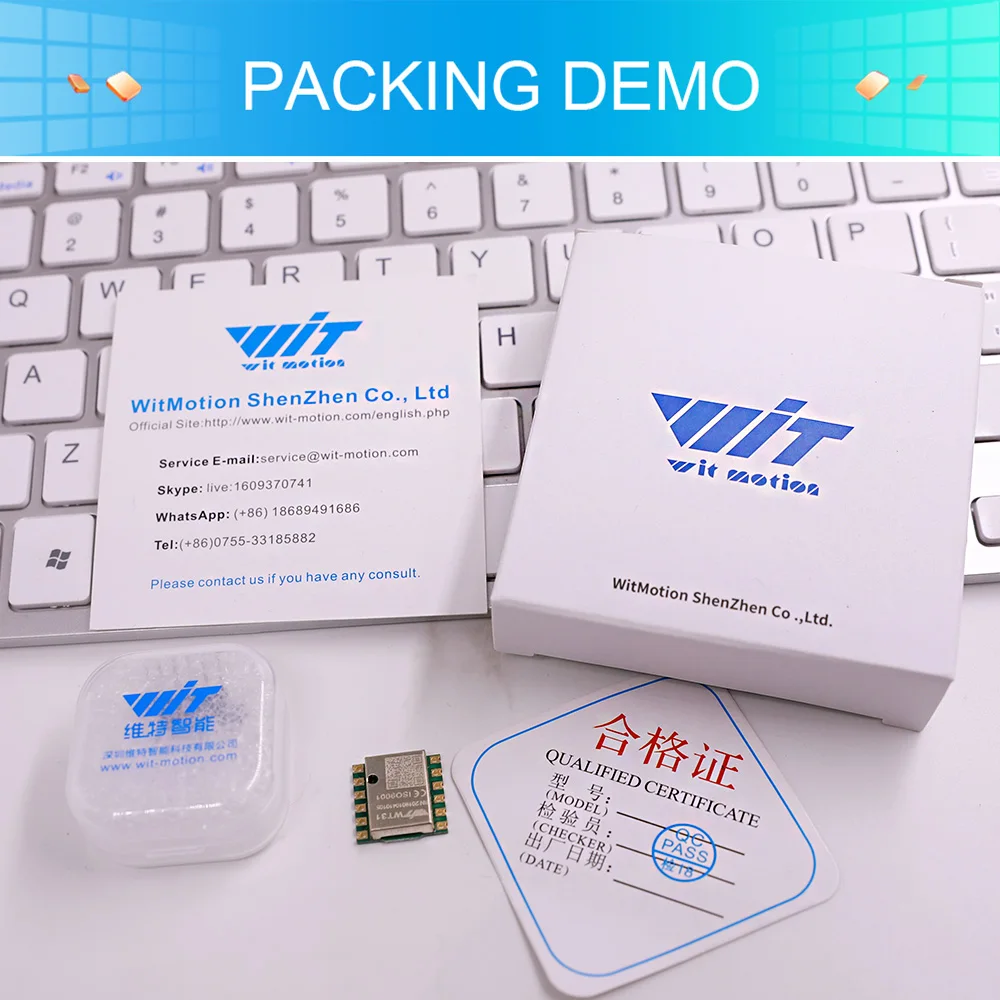 WitMotion WT31N AHRS IMU Датчик 2-осевой цифровой угол наклона (шаг рулона) + 3-осевой акселерометр Инклинометр для ПК/Android/MCU