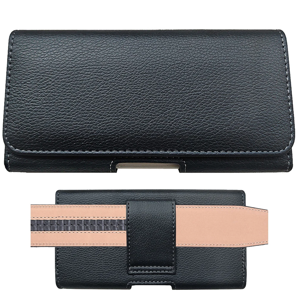 Leather Phone Waist Bag Case Belt 6.5/6.3/5.5/5/4.7'' Inch For Iphone 13 14 XR XS Pro Max Samsung a33 53 5g s22 Pouch Cover Clip