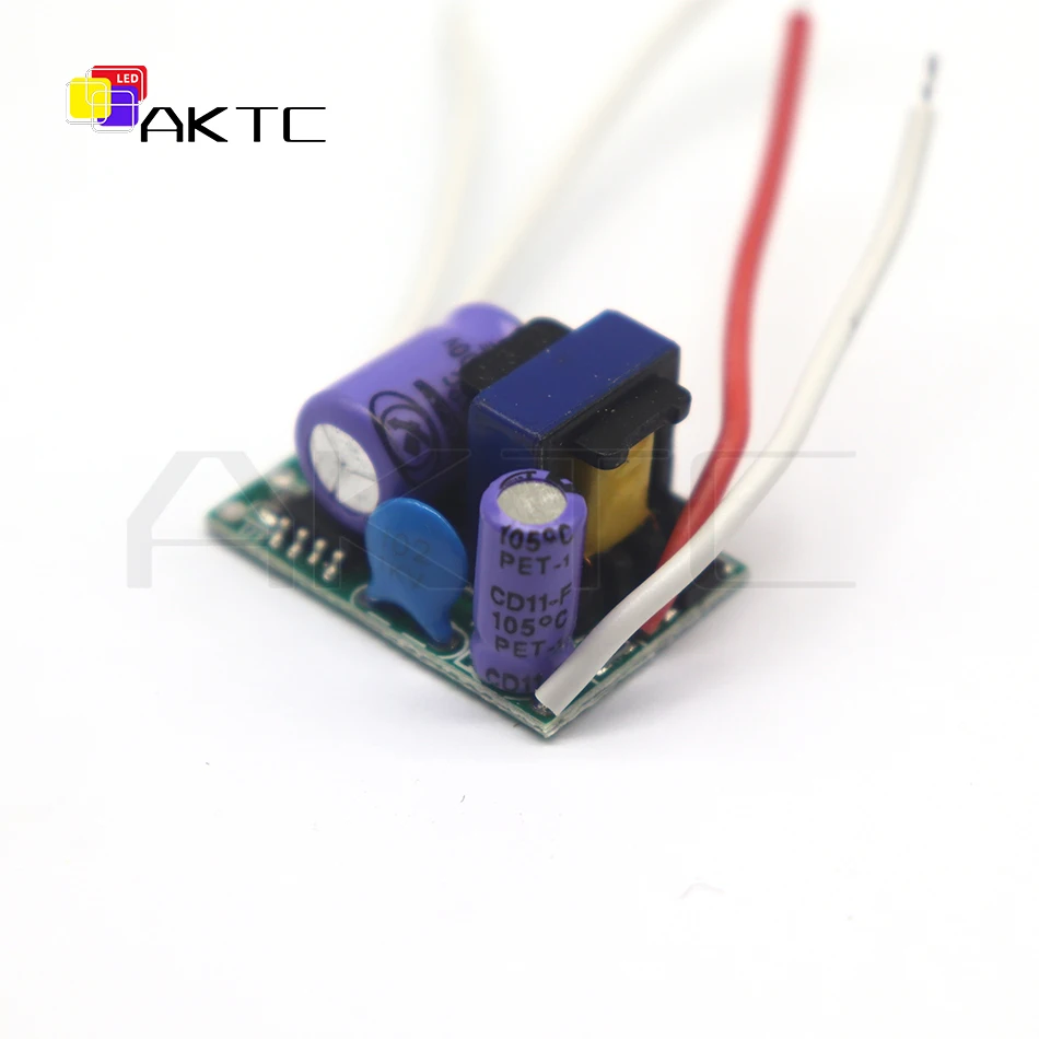 1-3W LED Lamp Driver Light Transformer Input AC 85-265V Power Supply Adapter 240mA-260mA Current for LED Spot light Bulb Chip
