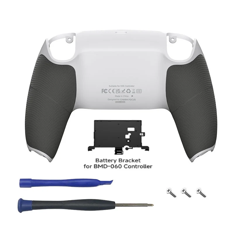 Newly Designed PS5 Controller DIY Shell Replacement, Dual Color Anti Slip Bottom, Compatible with BDM-010 020 030 040 050 060 image 3