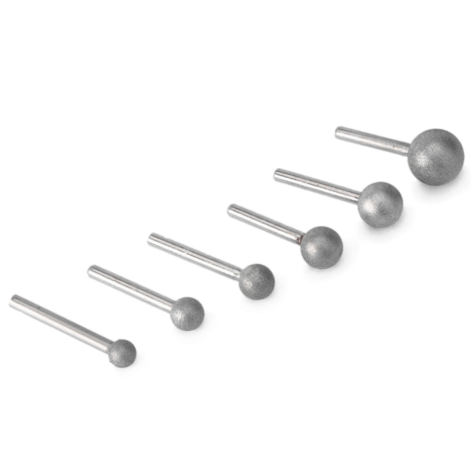 6-8 مللي متر عرقوب الماس المغلفة شنت نقاط كروية الكرة 12-50 مللي متر حصى 150 600 رأس مطحنة للمجوهرات حجر الزجاج أدوات حفر #6