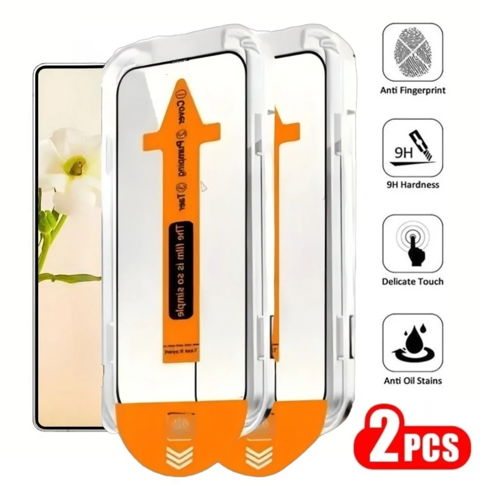 

2Pcs HD Full Screen Protector for Samsung Galaxy S25 Edge S24 S23 Ultra S21 S22 Plus S24 S21 S23 FE Easy Install Tempered Glass