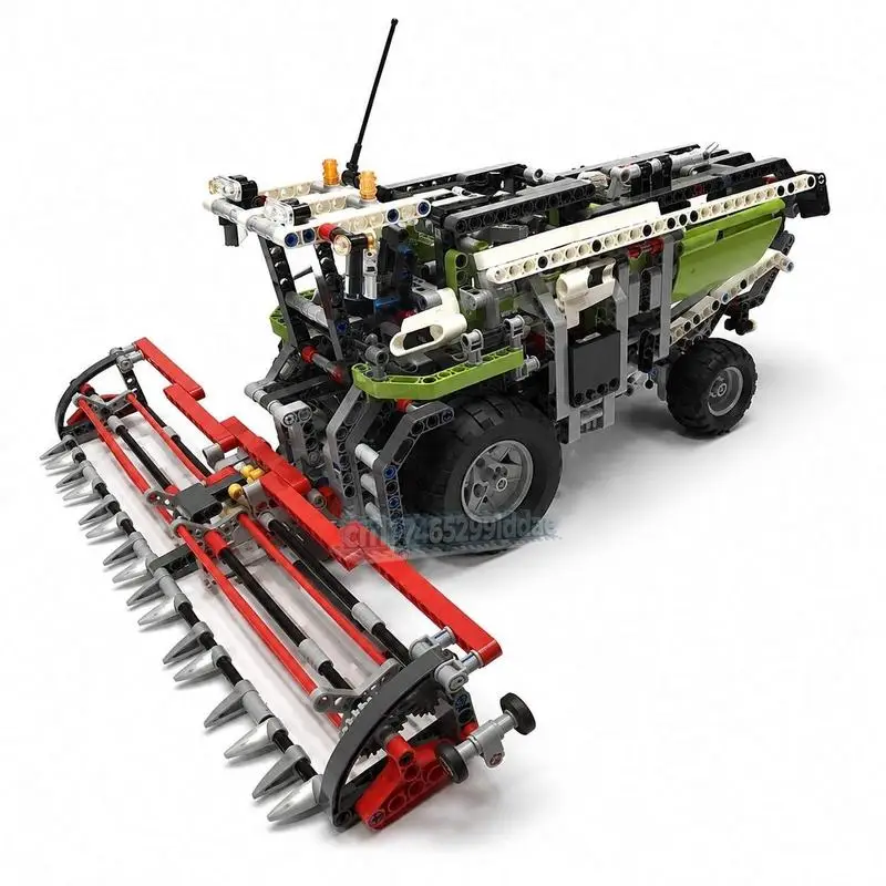 1092Parts Mähdrescher Combine Harvester Agricultural Machine Model Custom Puzzle Building Blocks DIY Creative Assembly Farm Toy