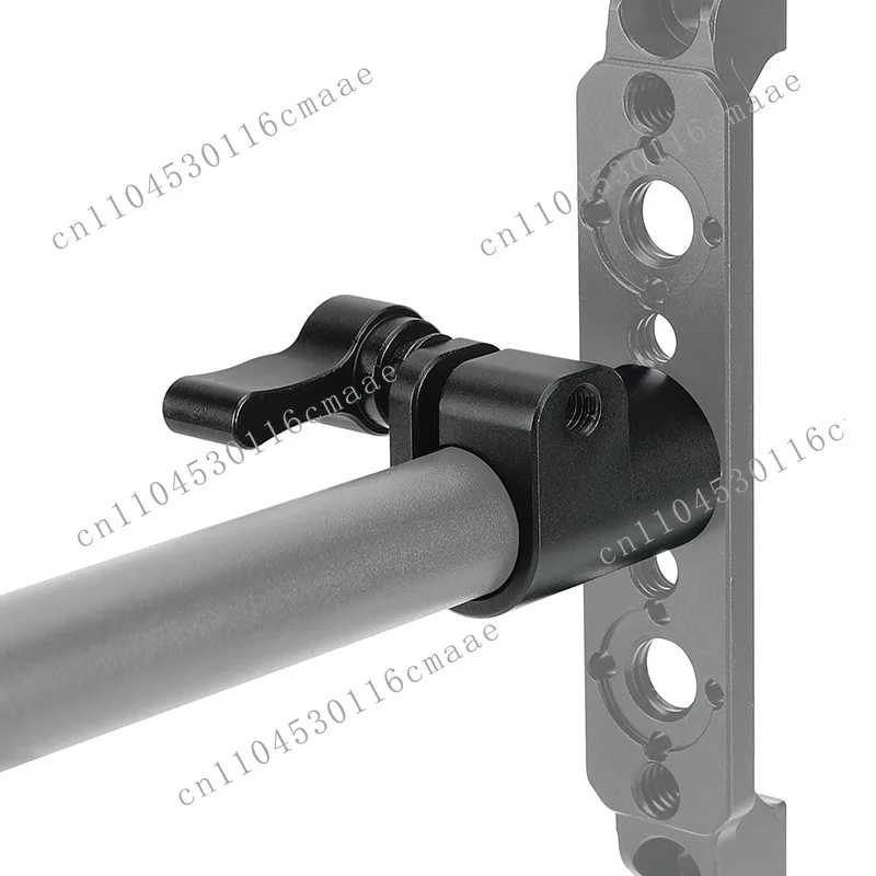 15Mm single hole pipe clamp 3/8 screw anti-twist positioning pin camera accessories 3048