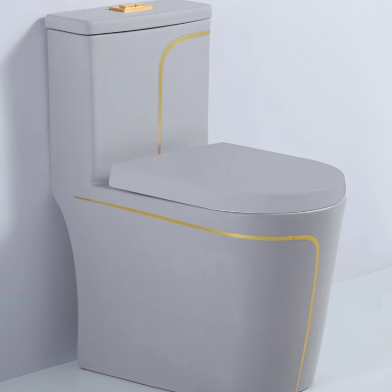 

*58 cm small apartment toilet color high-end household siphon toilet