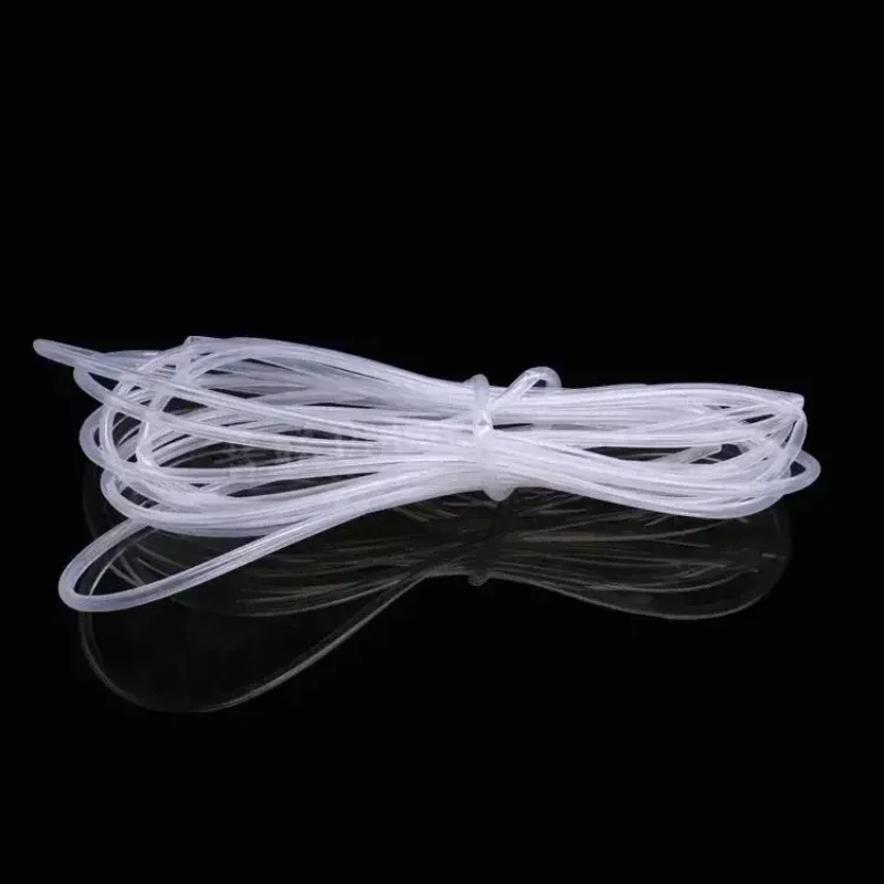 Food Grade Clear Transparent Silicone 1 Meter  Rubber Hose ID 0.51 2 3 4 5 6 7 8 9 10 mm O.D Flexible Nontoxic Silicone Tube