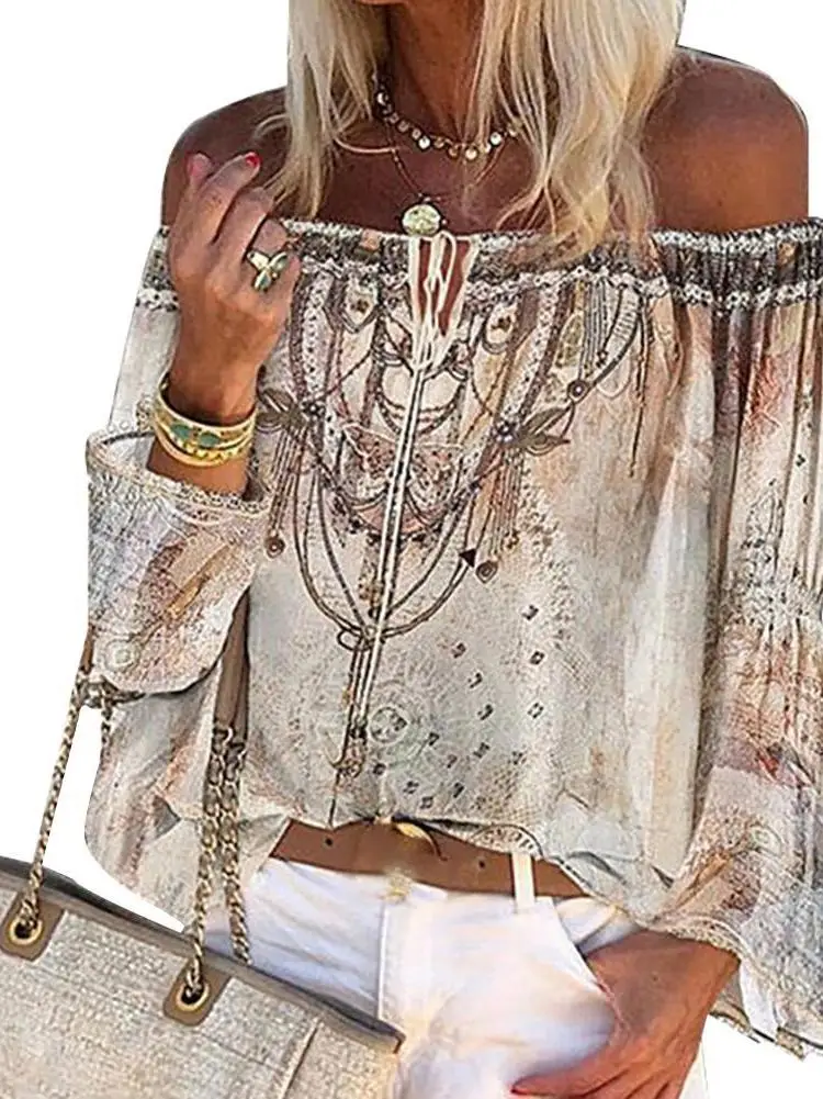 

Женский расклешенный повседневный деловой костюм из тонкой полиэфирной ткани с принтом све irt OL Sle Slim Fit Long Sve