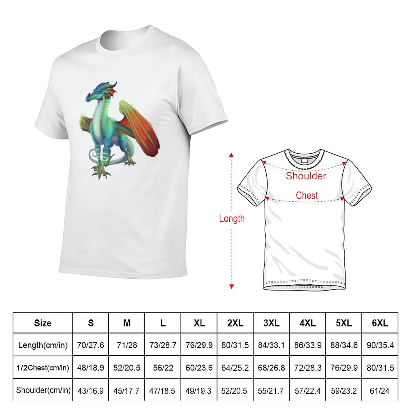 Glory the RainWing T-Shirt summer clothes summer tops kawaii clothes mens t shirt