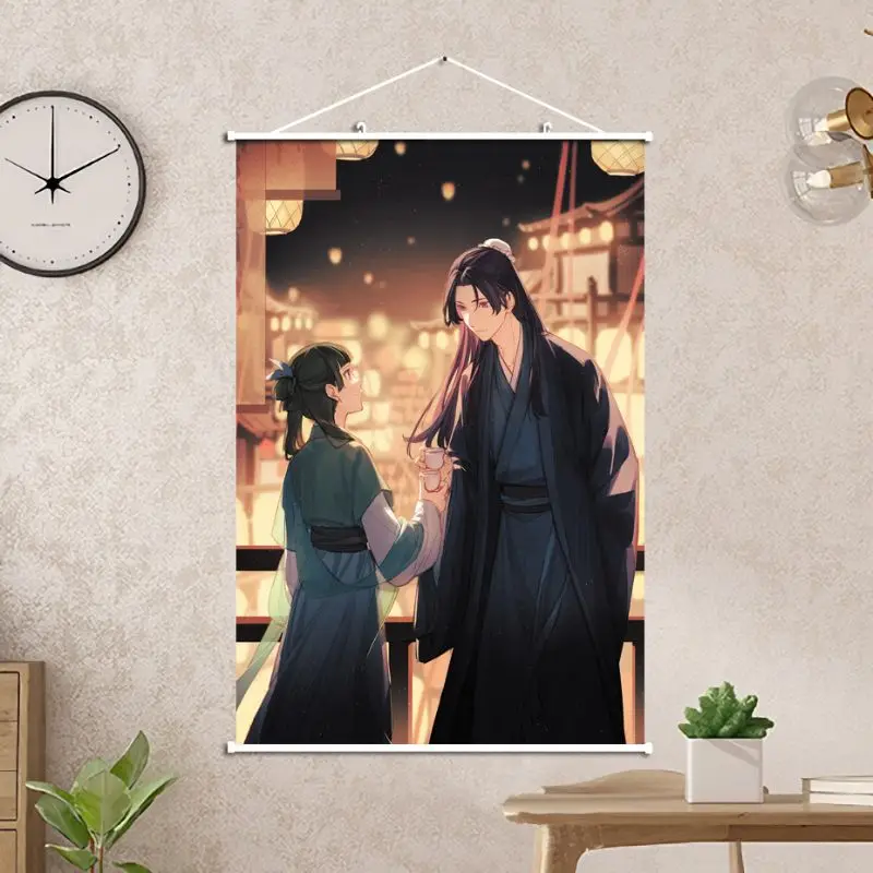 The Apothecary Diaries Wall Scroll Anime Tapestry Manga Character Wall Hanging Decor For Bedroom Gaming E-sports Room Home Gift