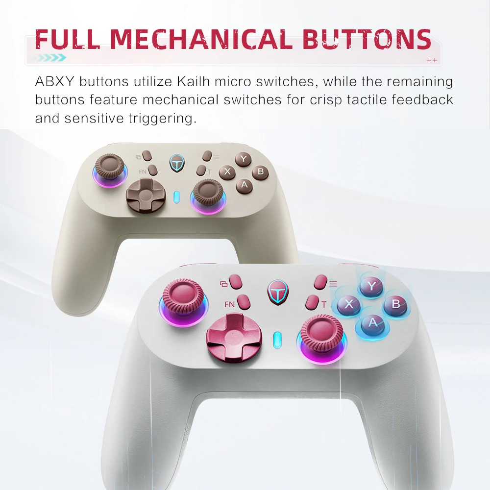 ThundeRobot G45 PC Edition Three-mode Wireless Gamepad Gaming Controller Hall Effect Stick Trigger for Switch Windows PC STEAM