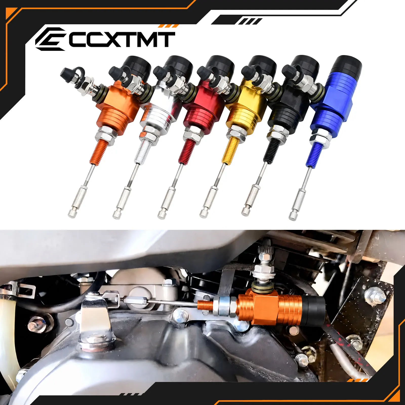 CNC Aluminum Hydraulic Clutches Motorcycle Performance Brake Master Cylinder Rod System For KTM Kawasaki Yamaha Suzuki Honda