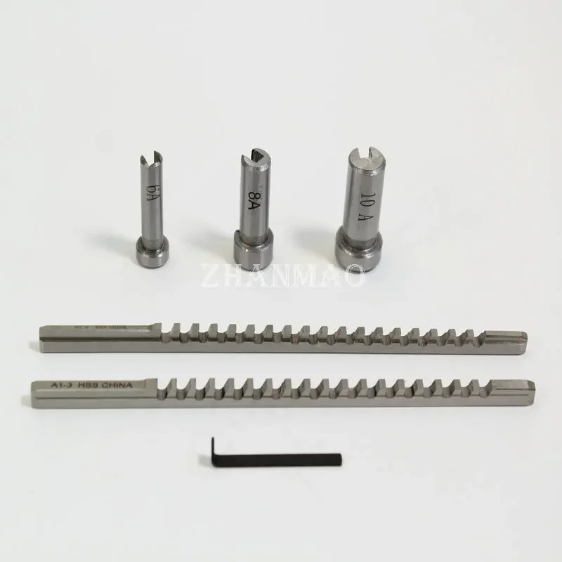 Ensemble d'extracteur de clavette de 6 pièces, pièce Standard métrique, ensemble d'outils de coupe CNC, outil de coupe de clavette de broches