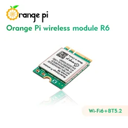 Orange Pi R6 Módulo WiFi doble banda 2,4/5GHz Wi‑Fi 6 y BT