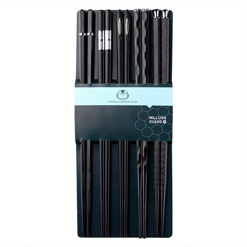 عيدان تناول الطعام المصنوعة من سبائك المنزل والفنادق - مادة الألياف الزجاجية، صلابة عالية ومتانة جيدة، متينة للمطاعم