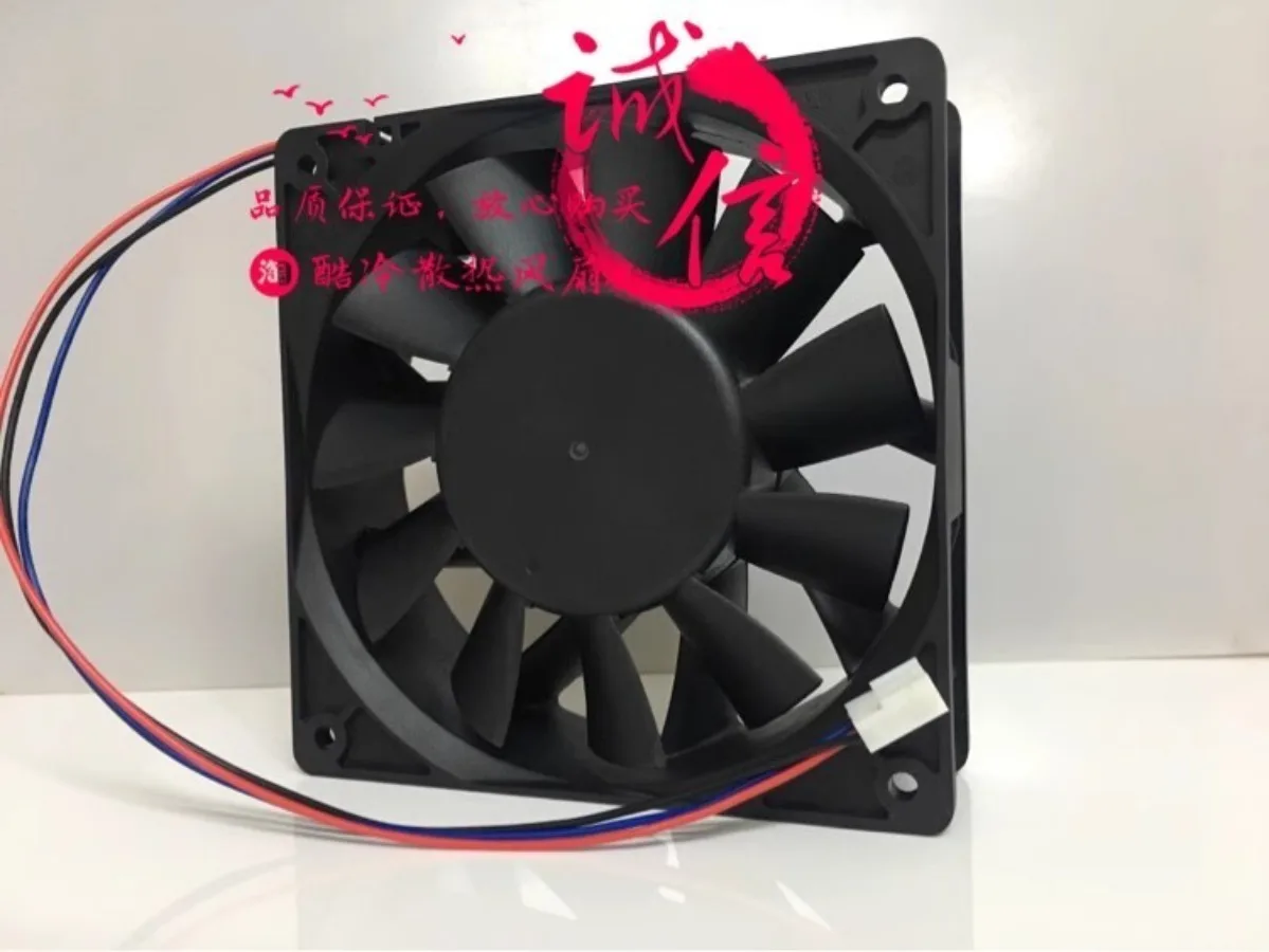 For  NIDEC V12E24BGB5-52 DC24V 1.40A 12CM 3-Pin Inverter Cooling Fan