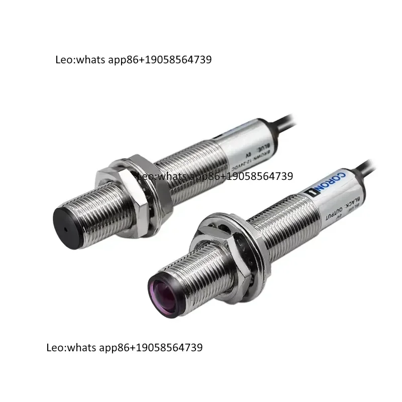 GLR-T11-P M12 Through-Beam Type Optical Sensor PNP Output Metal Thread Cylindrical Detection Sensing Range 0-10m