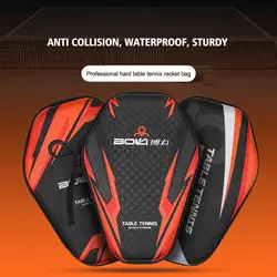 New Table Tennis Racket Bags EVA Hard Shell Waterproof With Bag Case Strap Box Table Dustproof Paddles Hand Tennis Storage