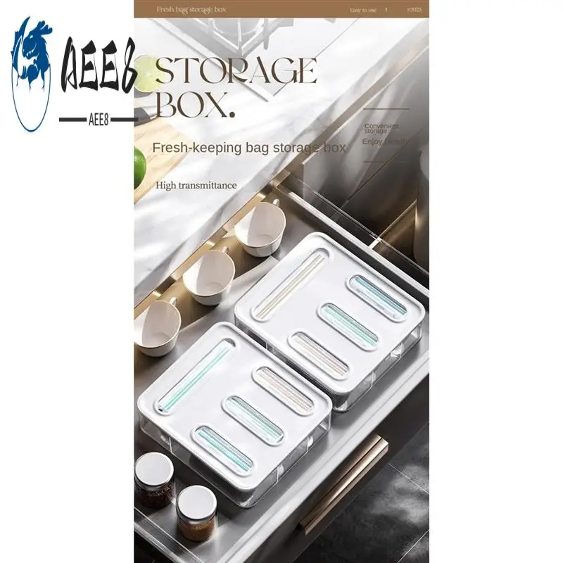 

AEE8-Sealed Bag Storage Box Food Bag Storage Box Multi-Purpose Traceless Fresh-Keeping Bag Storage Box