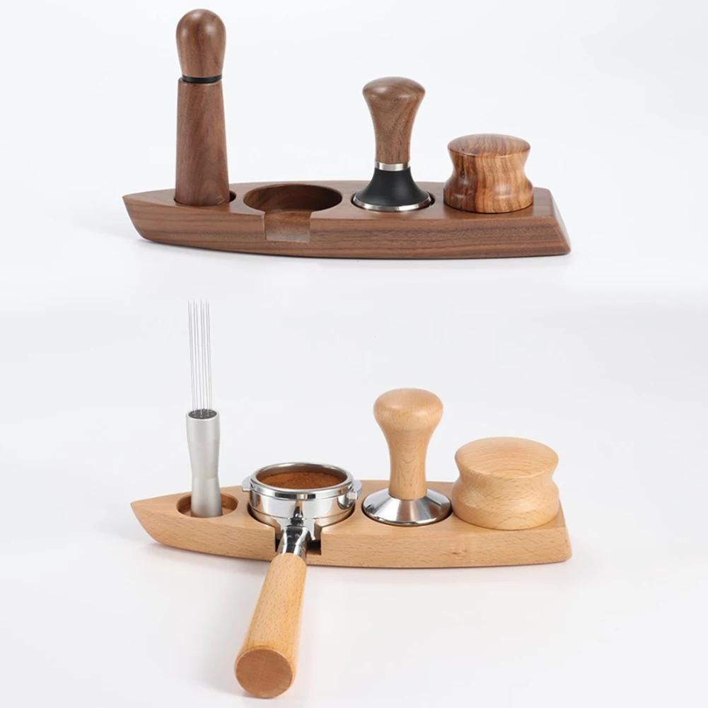 

Coffee Tamper Holder Portafilter Holder, 4 Holes Design, Efficiently Organize Your Espresso Tools and Accessories