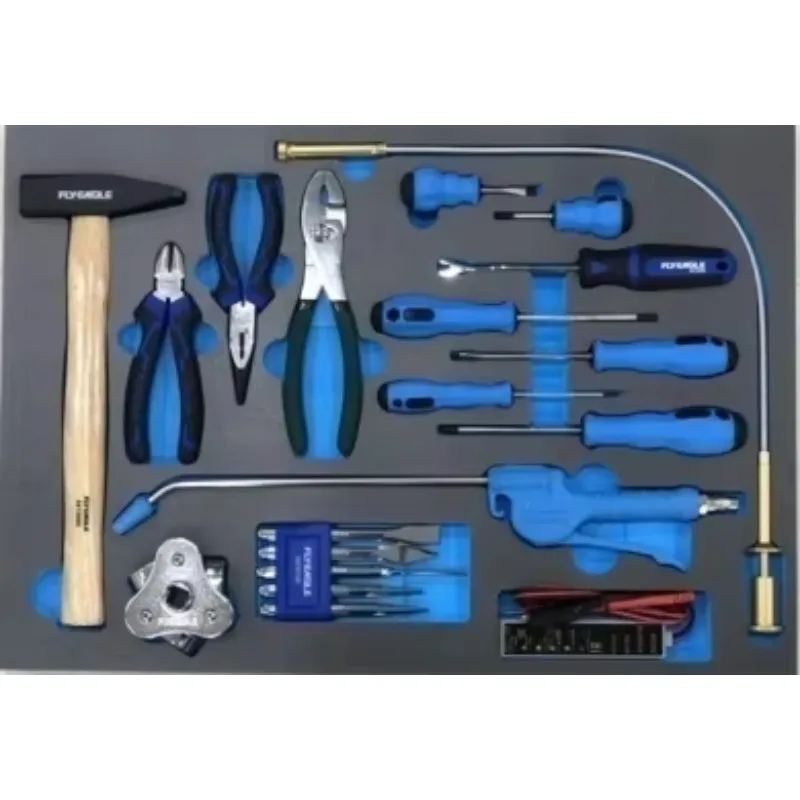 High Quality 173 Pcs CRV Material Hand Tool Set Taiwan Quality Guaranteed for Life Includes Sickle and Pickaxe